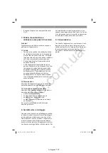 Preview for 47 page of EINHELL TC-JS 18 Li Original Operating Instructions