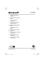 EINHELL TC-JS 60/1 Original Operating Instructions предпросмотр