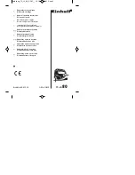 EINHELL TC-JS 80 Original Operating Instructions предпросмотр