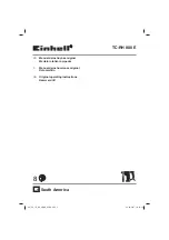 Предварительный просмотр 1 страницы EINHELL TC-RH 800 E Original Operating Instructions