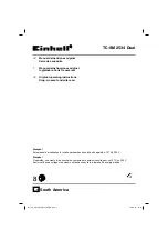 EINHELL TC-SM 2534 Dual Original Operating Instructions preview