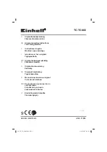 EINHELL TC-TC 800 Original Operating Instructions preview