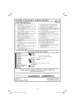 Предварительный просмотр 189 страницы EINHELL TC-TS 2025/2 eco Original Operating Instructions