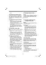 Preview for 27 page of EINHELL TC-TS 2025 U/S Operating Instructions Manual