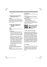 Preview for 40 page of EINHELL TC-TS 2025 U/S Operating Instructions Manual