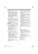 Preview for 49 page of EINHELL TC-TS 2025 U/S Operating Instructions Manual