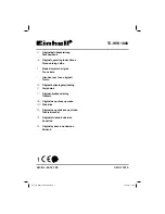 EINHELL TC-WW 1000 Original Operating Instructions preview