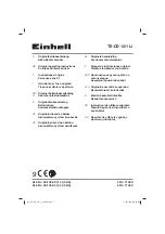 EINHELL TE-CD 12/1 Li Original Operating Instructions preview