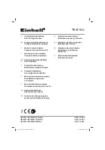 EINHELL TE-CI 18 Li Original Operating Instructions предпросмотр