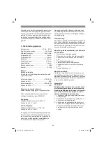 Preview for 92 page of EINHELL TE-CS 165 Original Operating Instructions