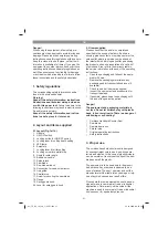 Preview for 21 page of EINHELL TE-CS 18/150 Li Operating Instructions Manual