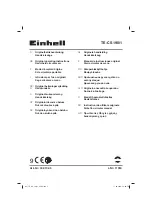 Предварительный просмотр 1 страницы EINHELL TE-CS 190/1 Original Operating Instructions