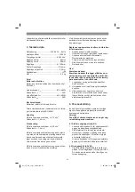 Preview for 61 page of EINHELL TE-CS 190/1 Original Operating Instructions