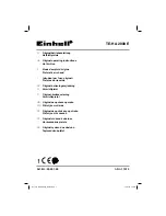 Предварительный просмотр 1 страницы EINHELL TE-HA 2000 E Original Operating Instructions