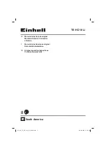 Предварительный просмотр 1 страницы EINHELL TE-HD 18 Li Original Operating Instructions