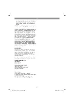 Preview for 47 page of EINHELL TE-HD 18 Li Original Operating Instructions