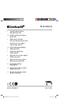 EINHELL TE-ID 1050 CE Original Operating Instructions preview