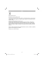 Preview for 47 page of EINHELL TE-ID 750/1 E Operating Instructions Manual