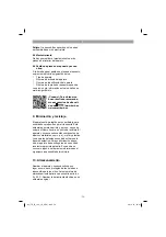 Preview for 73 page of EINHELL TE-ID 750/1 E Operating Instructions Manual