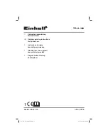 Предварительный просмотр 1 страницы EINHELL TE-LL 360 Original Operating Instructions