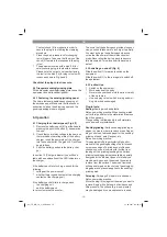 Preview for 19 page of EINHELL TE-MG 18 Li Operating Instructions Manual