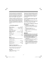 Preview for 47 page of EINHELL TE-MG 18 Li Operating Instructions Manual