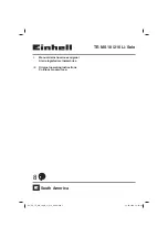 Preview for 1 page of EINHELL TE-MS 18 /210 Li-Solo Original Operating Instructions