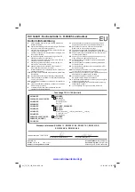 Предварительный просмотр 141 страницы EINHELL TE-PS 165 Original Operating Instructions