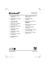 EINHELL TE-RH 38 E Original Operating Instructions предпросмотр