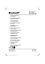 EINHELL TE-TS 2231 U Original Operating Instructions preview