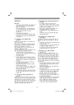 Preview for 22 page of EINHELL TE-TS 315 U Operating Instructions Manual