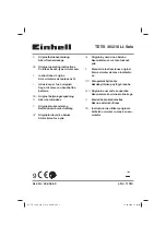 EINHELL TE-TS 36/210 Li-Solo Original Operating Instructions preview