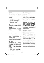 Preview for 43 page of EINHELL TE-TS 36/210 Li-Solo Original Operating Instructions