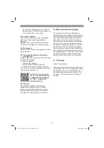 Preview for 49 page of EINHELL TE-TS 36/210 Li-Solo Original Operating Instructions