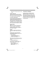Preview for 9 page of EINHELL TH-AC 190/6 OF Original Operating Instructions