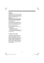 Preview for 18 page of EINHELL TH-AC 240/24/10 OF Operating Instructions Manual