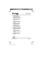 EINHELL TH-CD 18-2 1h Operating Instructions Manual preview