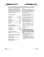 Preview for 8 page of EINHELL TH-JS 85 Operating Instructions Manual