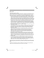 Preview for 76 page of EINHELL TH-US 240 Operating Instructions Manual