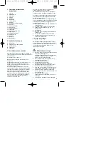 Preview for 47 page of EINHELL TKS 18/250 UV Operating Instructions Manual