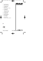 Предварительный просмотр 3 страницы EINHELL TPR 200/2 Operating Instructions Manual