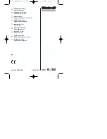 EINHELL UZS 18/250 Operating Instructions Manual preview