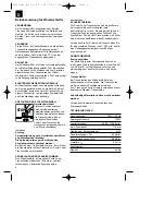 Предварительный просмотр 4 страницы EINHELL WS-G 115 E Operating Instructions Manual