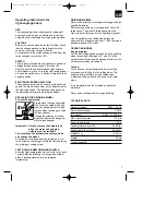 Предварительный просмотр 7 страницы EINHELL WS-G 115 E Operating Instructions Manual