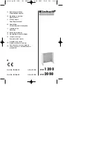 Preview for 1 page of EINHELL WW 1200 Operating Instructions Manual