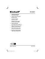 EINHELL WW 2000 R Operating Instructions Manual предпросмотр