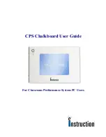 eInstruction CPS Chalkboard User Manual preview