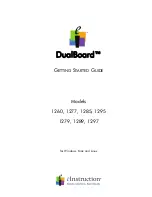 eInstruction DualBoard 1260 Getting Started Manual preview