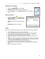 Preview for 28 page of eInstruction Interwrite Board Training Workbook