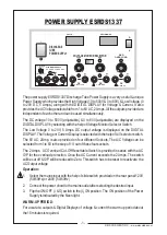 Preview for 2 page of Eisco ESRDS1337 Instruction Manual